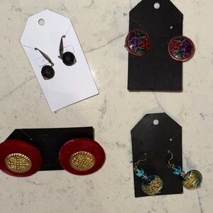 Kohl's set of 4 earrings